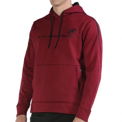 Sweat à capuche Bullpadel Lipis vin bordeaux