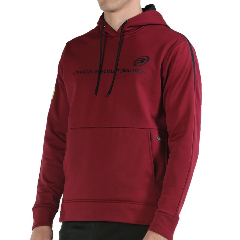 Sweat à capuche Bullpadel Lipis vin bordeaux Sweat à capuche Bullpadel Lipis vin bordeaux