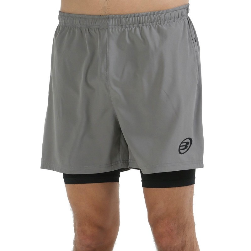 Short Bullpadel Lipes gris moyen Short Bullpadel Lipes gris moyen