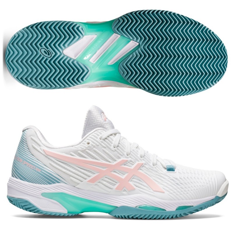 Asics Solution Speed FF 2 Clay white frosted rose Asics Solution Speed FF 2 Clay white frosted rose