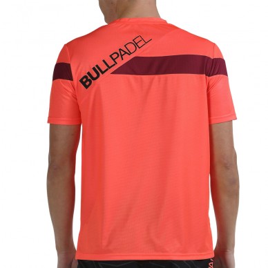 T-shirt Bullpadel Cojin corail fluor