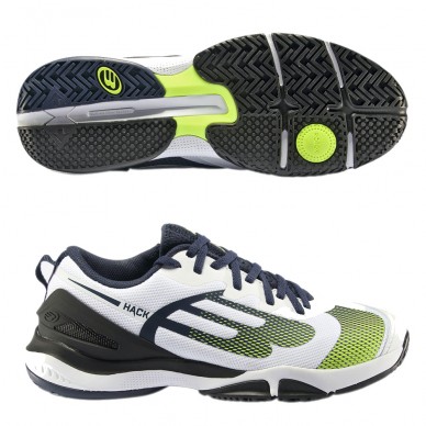 Bullpadel Hack Hybrid Fly 22 chaussures blanches