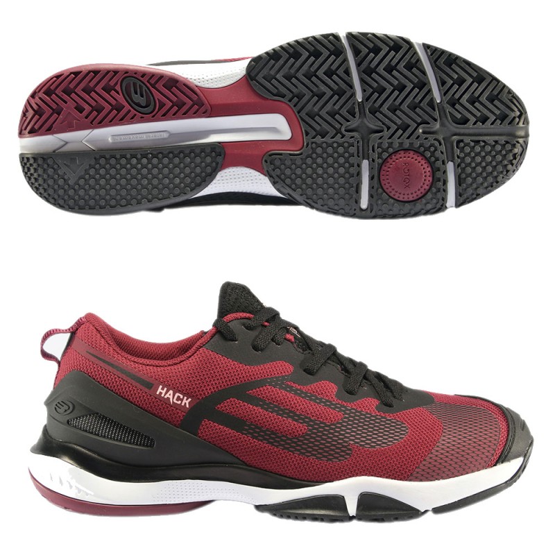 Chaussures Bullpadel Hack Hybrid Fly 22 bordeaux Chaussures Bullpadel Hack Hybrid Fly 22 bordeaux