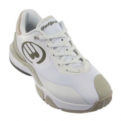 Chaussures Bullpadel Flow Hybrid Fly 22 blanches kaki