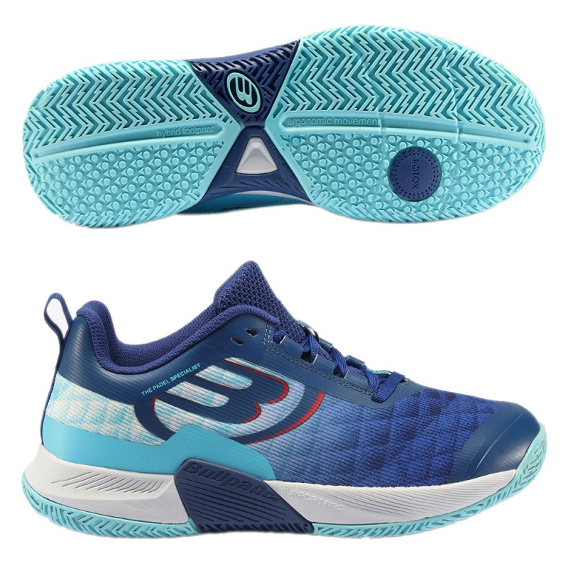 Chaussures Bullpadel Next Hybrid Pro 22 bleu acier Chaussures Bullpadel Next Hybrid Pro 22 bleu acier