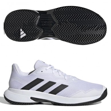 Chaussures Adidas Courtjam Control M blanc core noir 2022