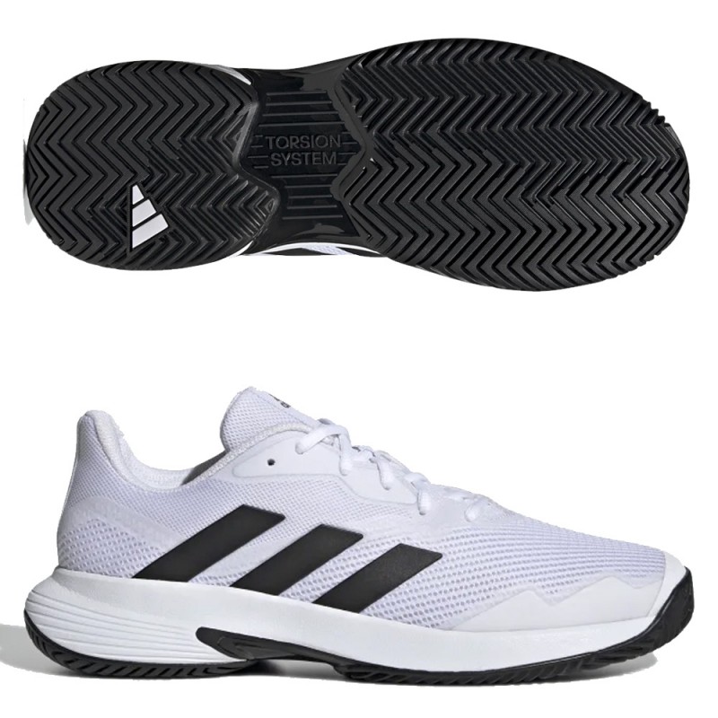 Chaussures Adidas Courtjam Control M blanc core noir 2022