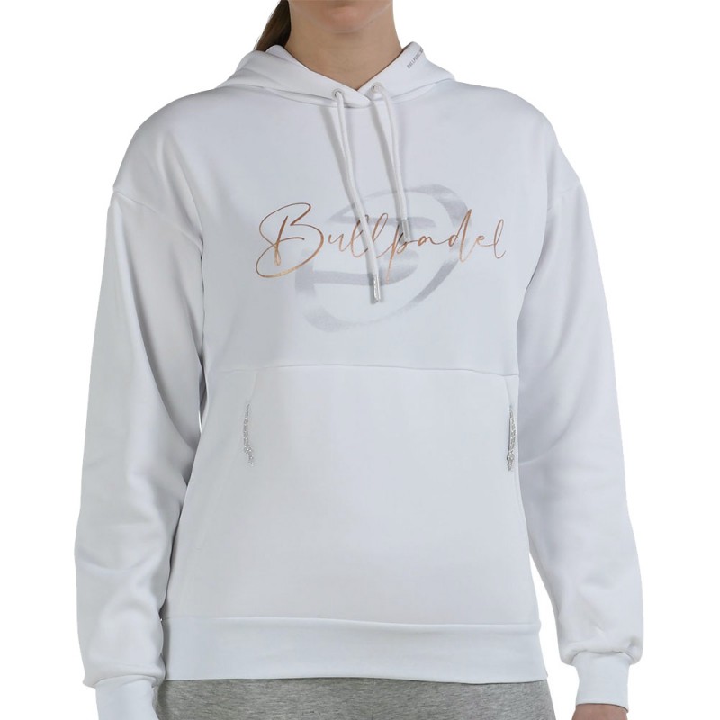 Sweat á capuche Bullpadel Abane W blanc Sweat á capuche Bullpadel Abane W blanc
