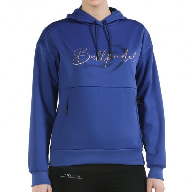 Sweat á capuche Bullpadel Abane W bleu klein