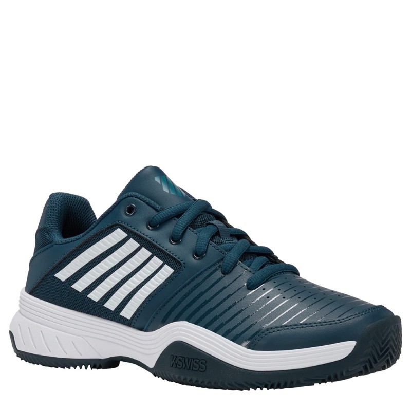 K-Swiss Jongens Court Express Strap Omni Tennisschoenen - Comfortabele Klittenband Sportschoenen
