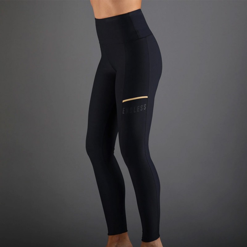 Collants Endless Fit Pocket Noir Or Collants Endless Fit Pocket Noir Or