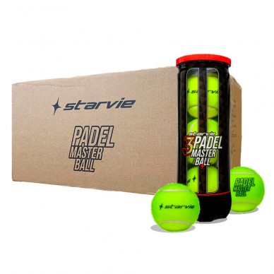 Carton Balles StarVie Padel Master Ball 24 x 3