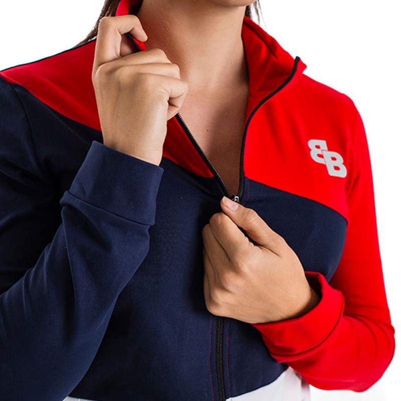 Veste BB Nano Blanc Rouge Bleu