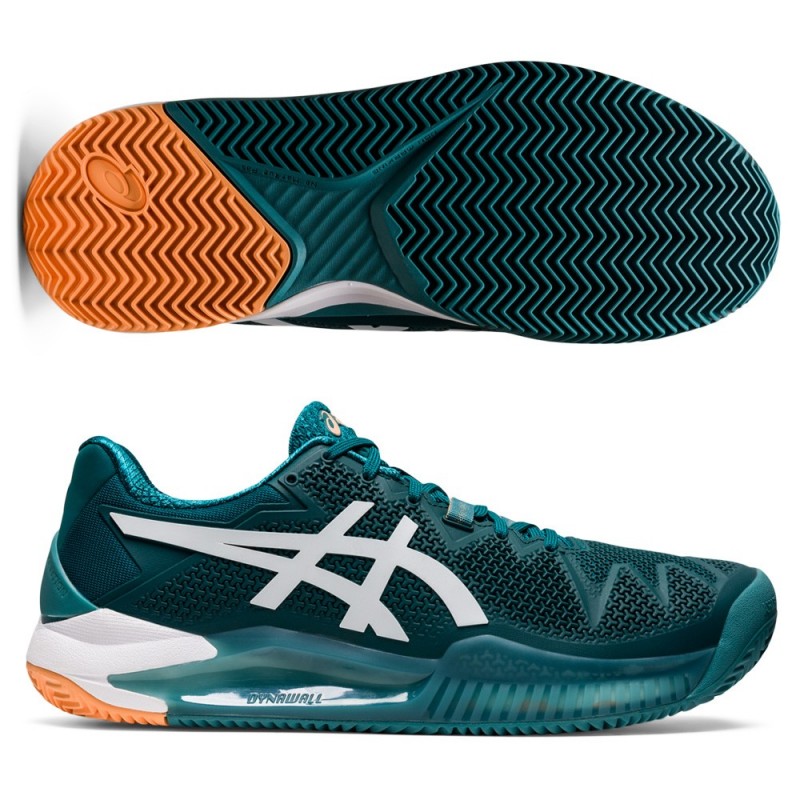 Asics Gel Resolution 8 Clay velvet pine white