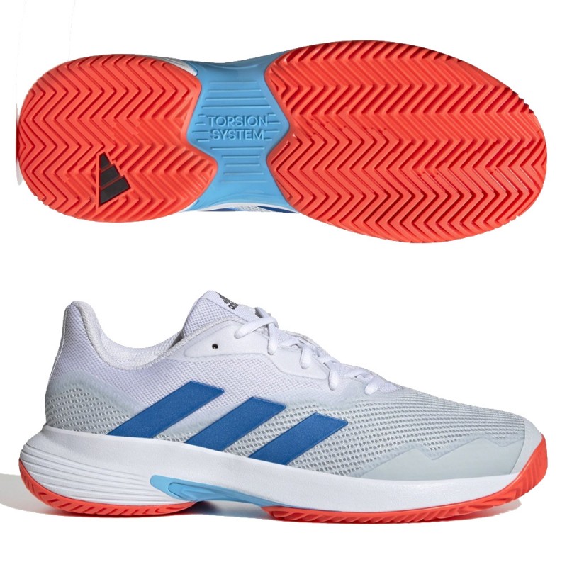 Chaussures Adidas Courtjam Control M tints bleues 2022 Chaussures Adidas Courtjam Control M tints bleues 2022
