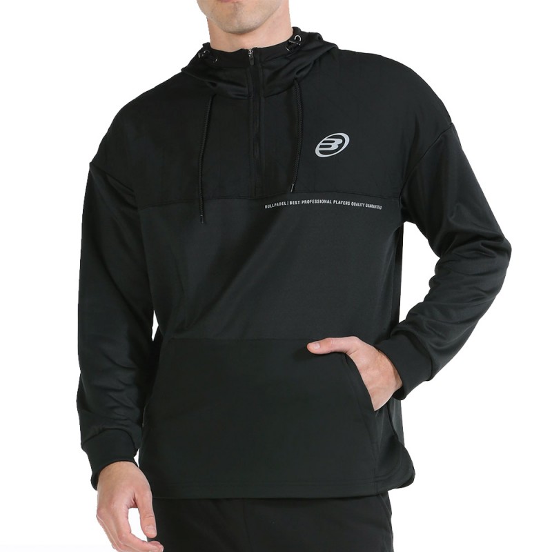 Sweat à capuche Bullpadel Izote noir