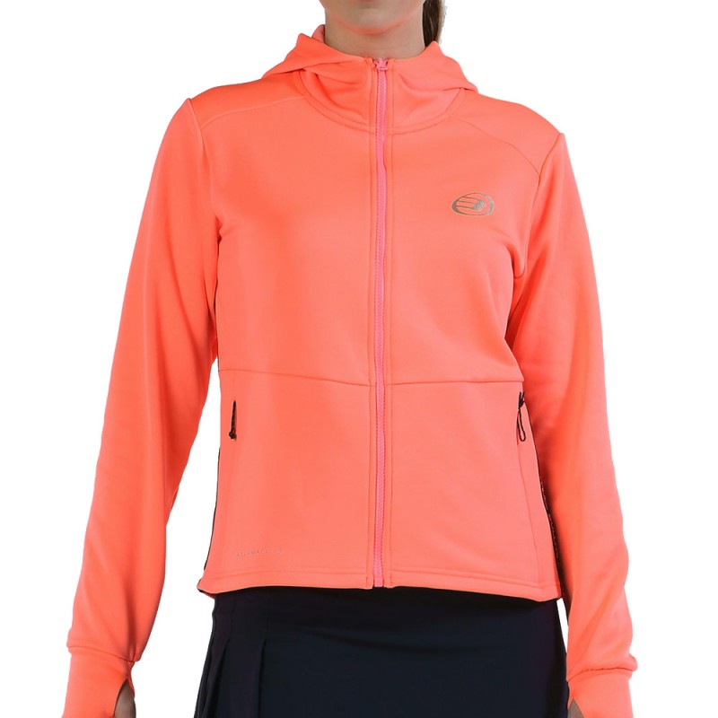 Sweat á capuche Bullpadel Abada corail fluor