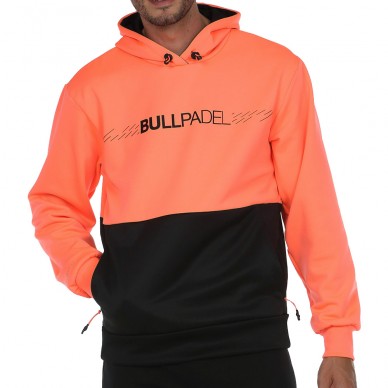 Sweat à capuche Bullpadel Imbue corail fluor