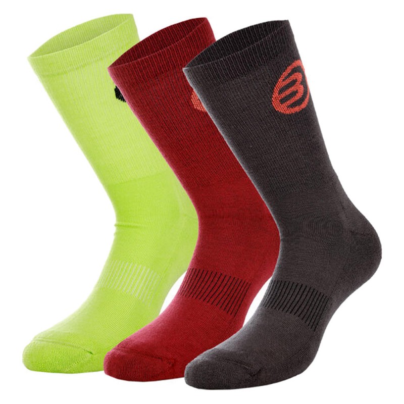 Chaussettes Bullpadel BP2203 FW Pack 3 couleurs