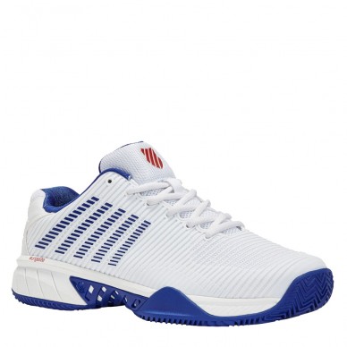 Chaussures Kswiss Hypercourt Express 2 HB blanc bleu classique