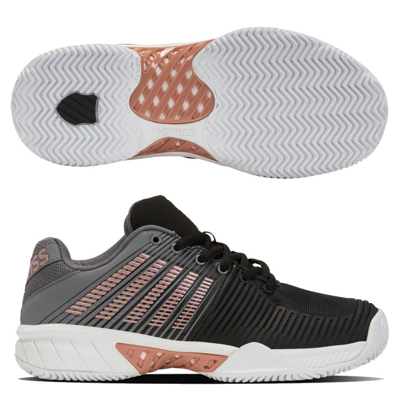 Chaussures Kswiss Express Light 2 HB noir gris acier Chaussures Kswiss Express Light 2 HB noir gris acier