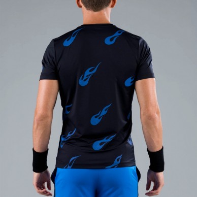 T-Shirt Hydrogen Fraquettes Tech Tee noir bleu