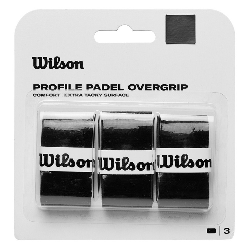 Surgrip Wilson Profile Padel Noir - Lot de trois - Zona de Padel