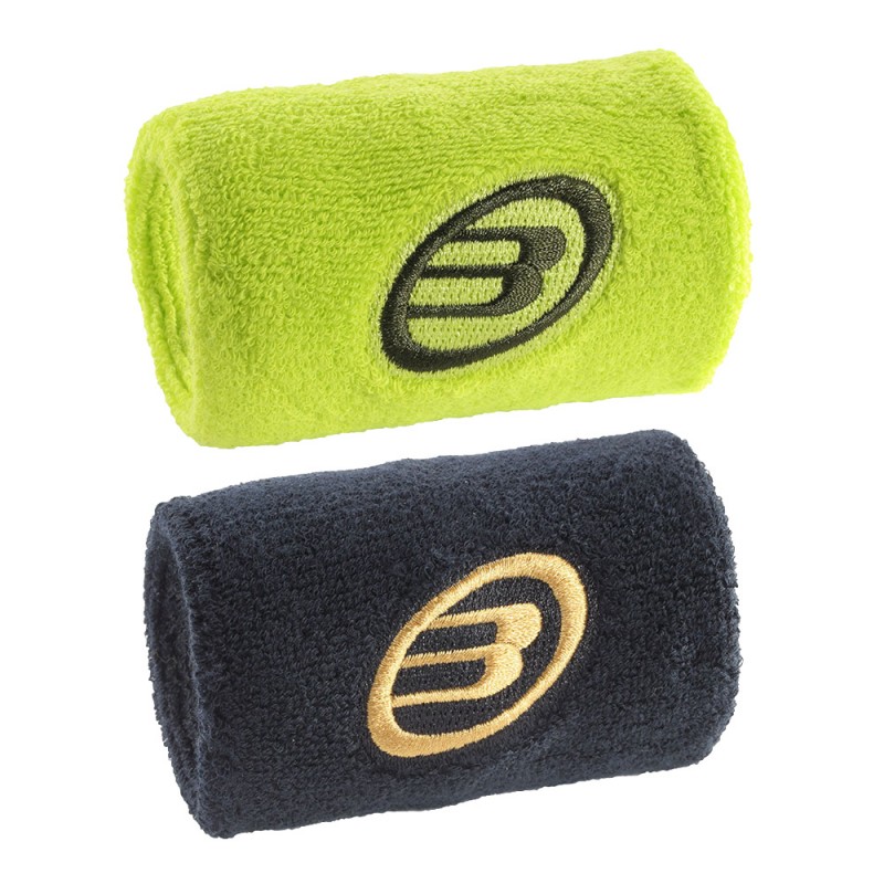 Poignets Bullpadel BPMU225 FW citron vert noir Poignets Bullpadel BPMU225 FW citron vert noir