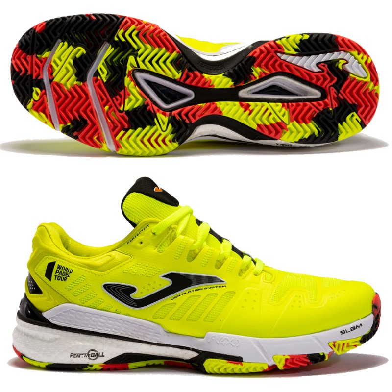 Joma Chaussures T.SLAM MEN 2209 jaune fluo noir