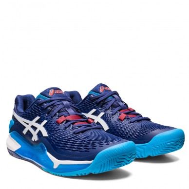 Chaussures Asics Gel Resolution 9 Padel indigo blue white