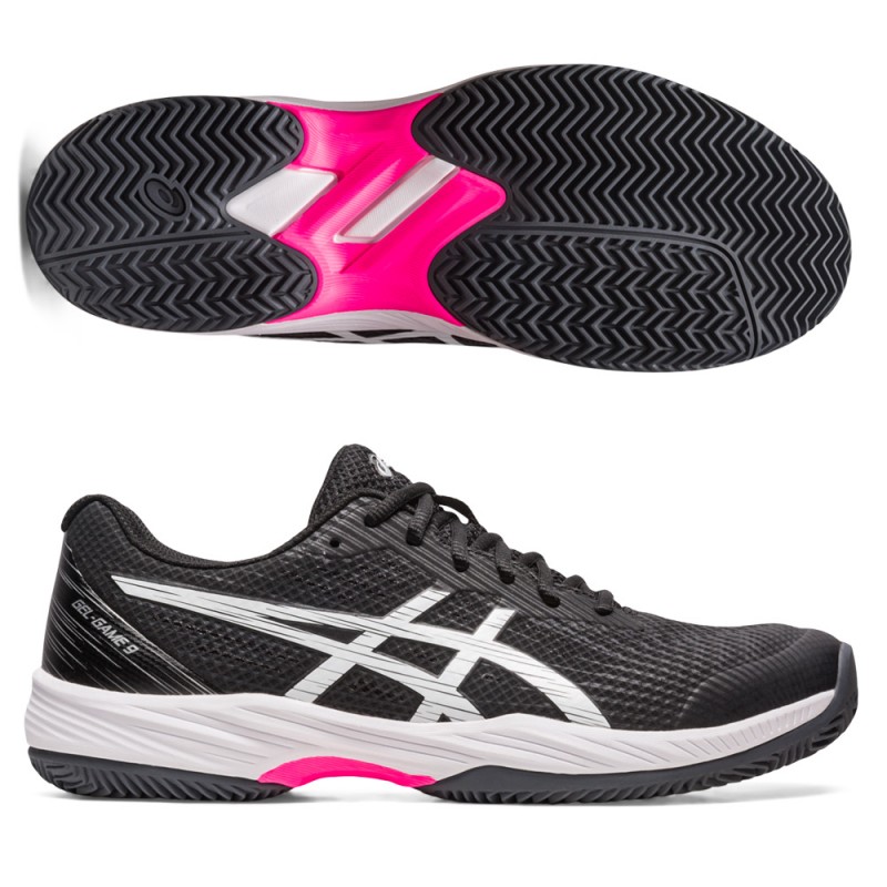 Asics Gel Game 9 Clay black hot pink Asics Gel Game 9 Clay black hot pink