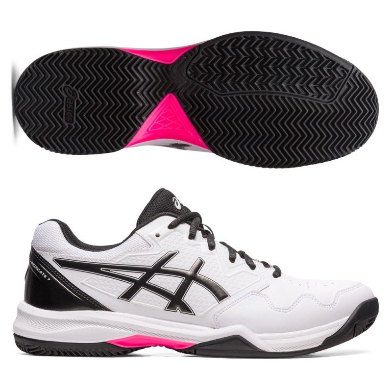Asics Gel Dedicate 7 Clay white hot pink 2023 Asics Gel Dedicate 7 Clay white hot pink 2023