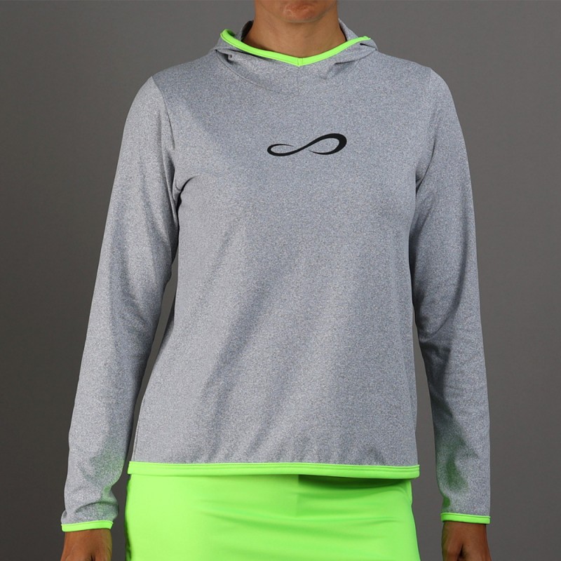 Sweatshirt Endless Breath gris vert Sweatshirt Endless Breath gris vert