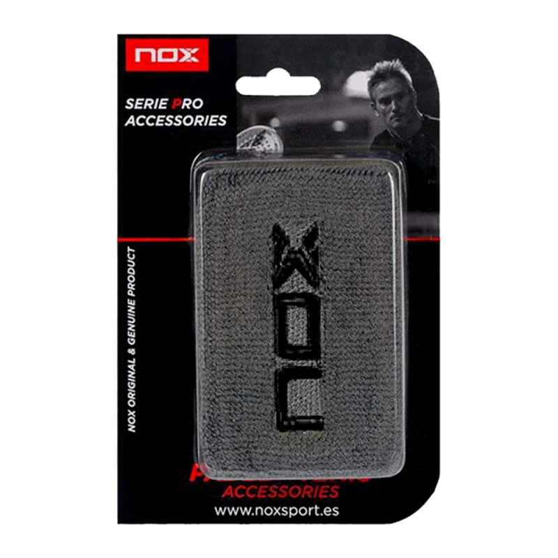 Poignet Nox logo gris noir Poignet Nox logo gris noir