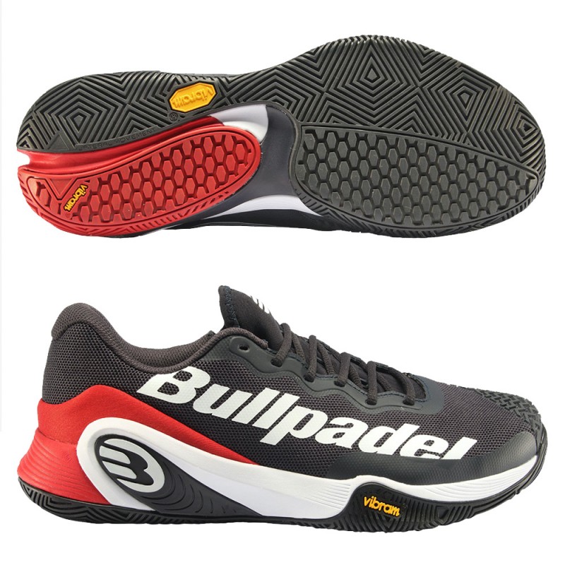 Chaussures Bullpadel Hack Vibram Pro LTD 23V gris foncé Chaussures Bullpadel Hack Vibram Pro LTD 23V gris foncé