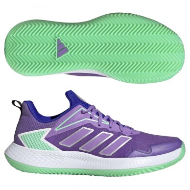 Chaussures padel Adidas Defiant Speed W Clay violet fusion silver