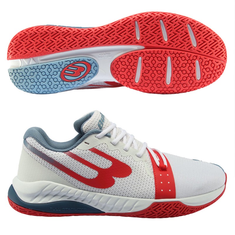 Chaussures Bullpadel Comfort 23V blanches Chaussures Bullpadel Comfort 23V blanches