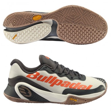 chaussures Bullpadel Hack Vibram 23V blanches