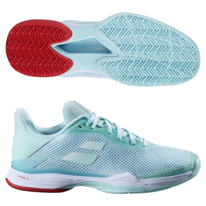Chaussures Femme Babolat Jet Tere Clay yucca blanc 2023 Chaussures Femme Babolat Jet Tere Clay yucca blanc 2023