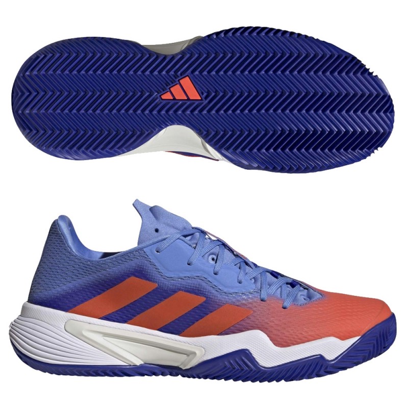 Chaussures Adidas Barricade M Clay lucid blue solar red blue 2023