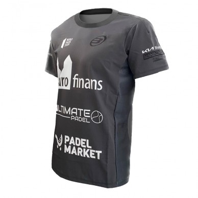 T-shirt Bullpadel Odeon Martin Di Nenno noir