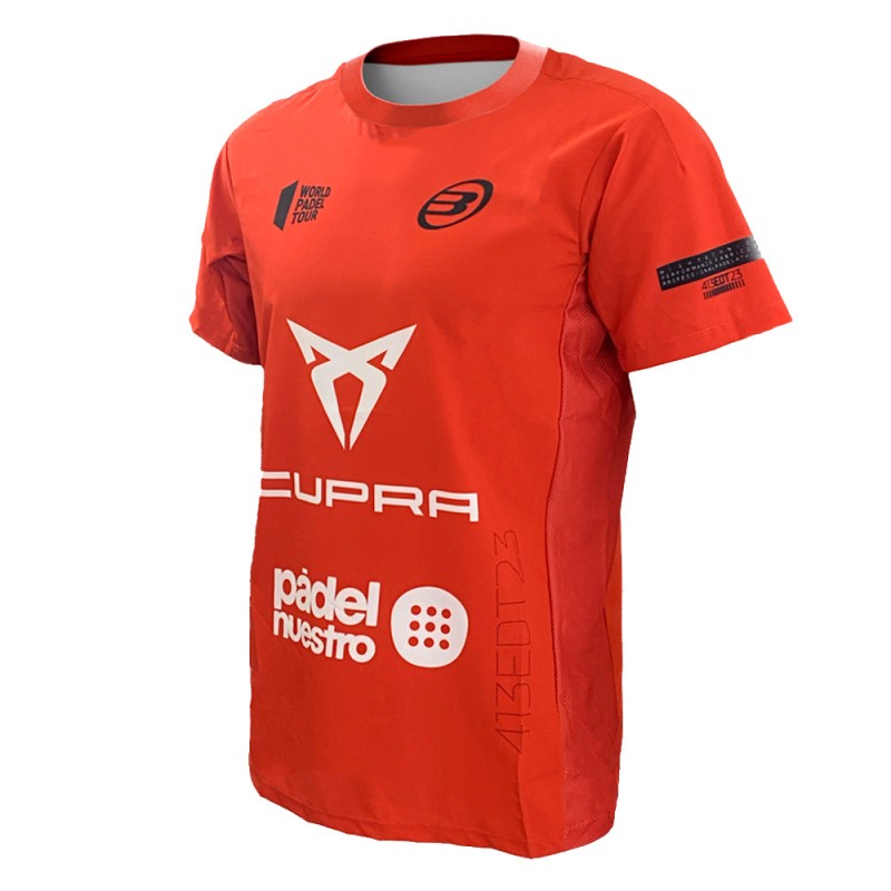 T-shirt Bullpadel Odeon Juan Tello paprika