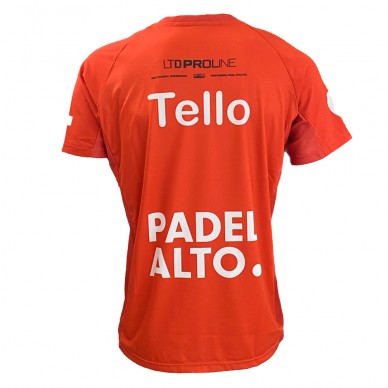 T-shirt Bullpadel Odeon Juan Tello paprika