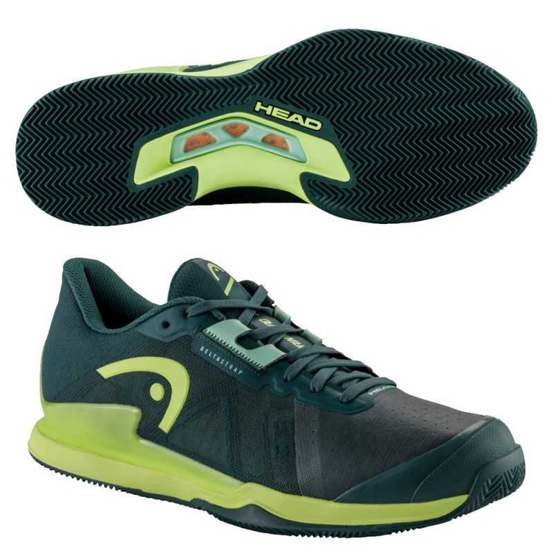 Chaussures Head Sprint Pro 3.5 Clay forest green 2023