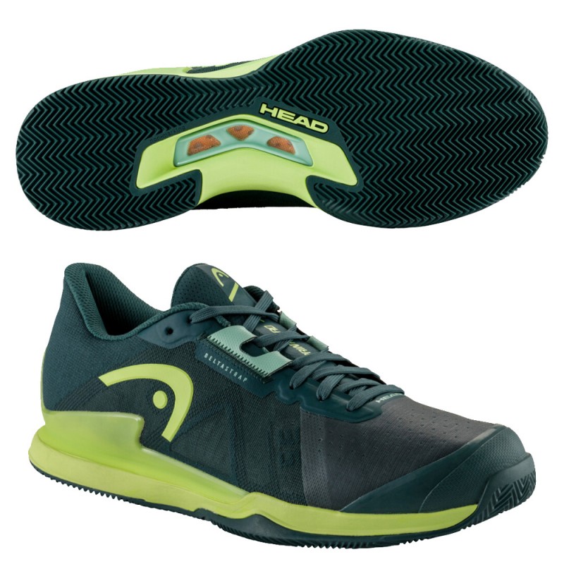 Chaussures Head Sprint Pro 3.5 Clay forest green 2023 Chaussures Head Sprint Pro 3.5 Clay forest green 2023