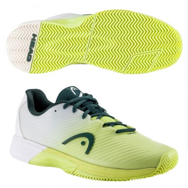 Chaussures Head Revolt Pro 4.0 Clay light green white 2023