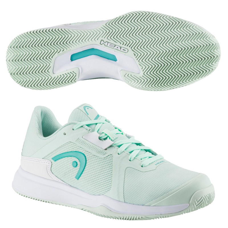 Chaussures Head Sprint Team 3.5 Clay aqua white 2023 Chaussures Head Sprint Team 3.5 Clay aqua white 2023