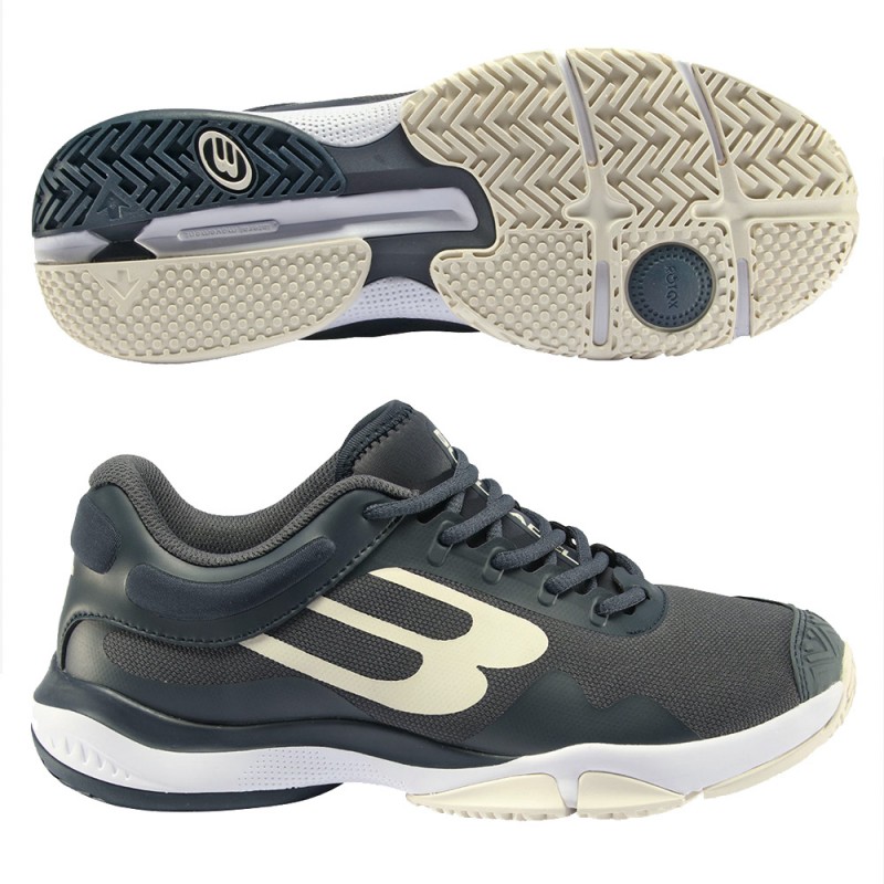 Chaussures Bullpadel Flow Hybrid Fly 23V gris foncé Chaussures Bullpadel Flow Hybrid Fly 23V gris foncé