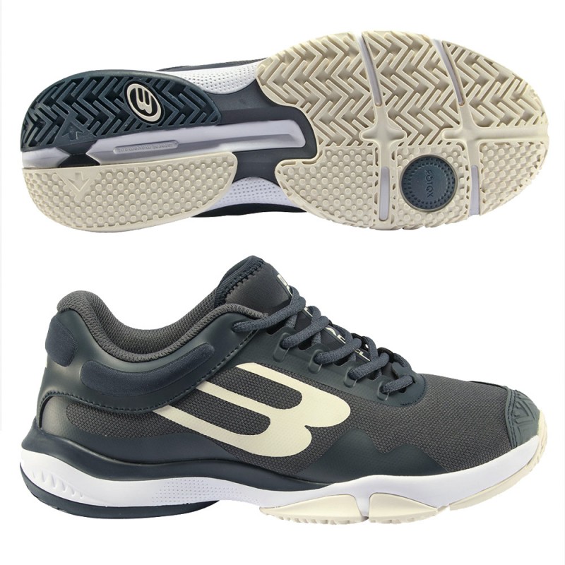 Chaussures Bullpadel Flow Hybrid Fly 23V gris foncé