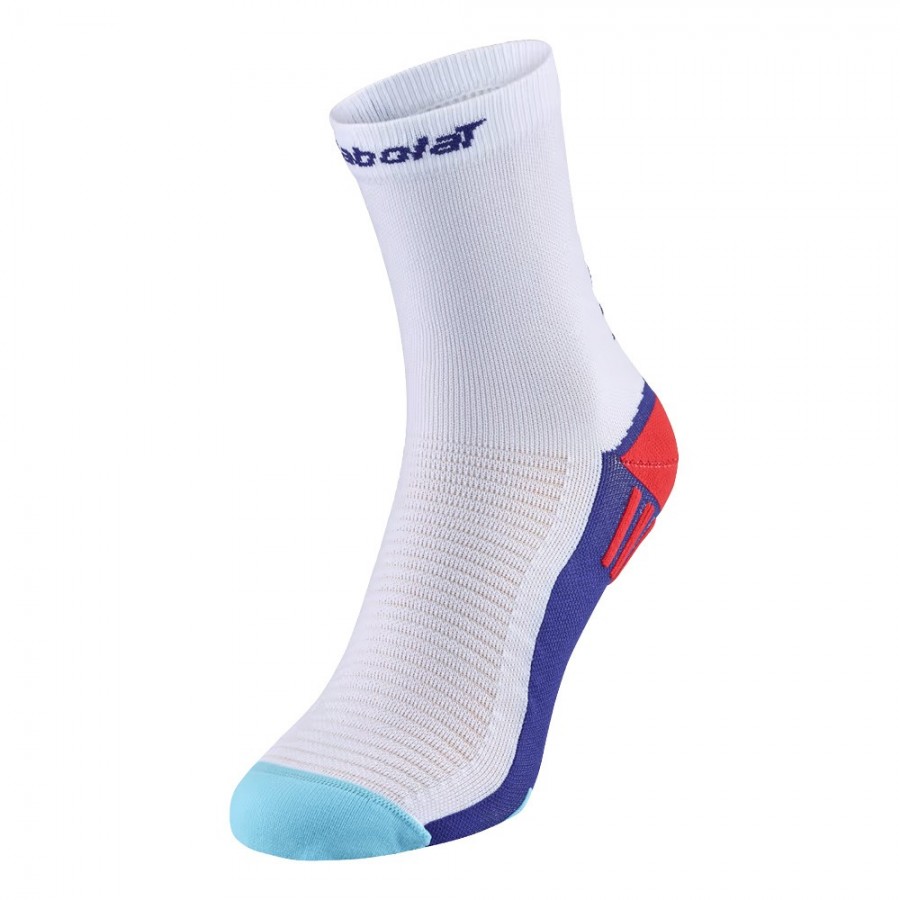 Chaussettes Babolat Femme Invisible 2 paires Blanc/Rose